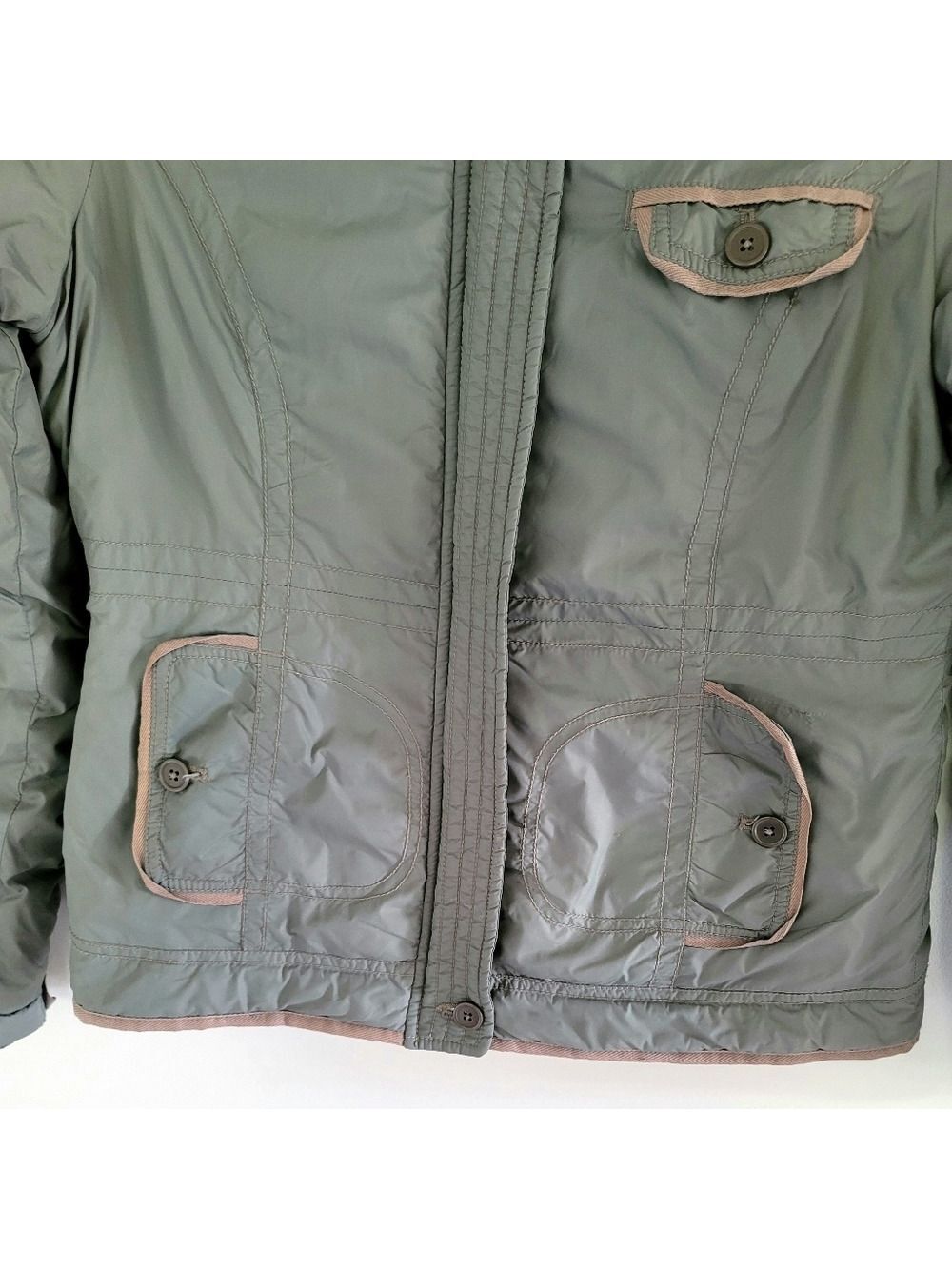 Joe Fresh Style Women's Full Zip Bomber Jacket Size M